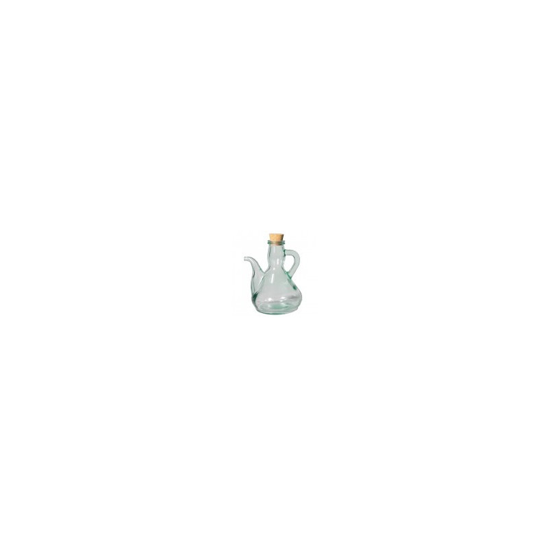 ACEITERA CRISTAL TAPON CORCHO 1/2L