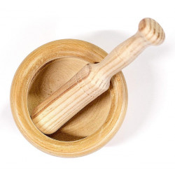 MORTERO MADERA C/MANO 14CM