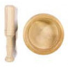 MORTERO MADERA C/MANO 14CM