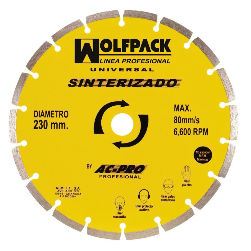 Disco Diamante 230 Mm General Obra Segmentado Sinterizado