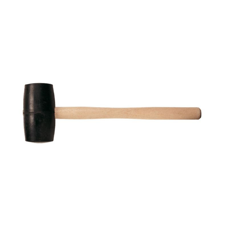 MAZA DE GOMA MANGO MADERA 55 MM