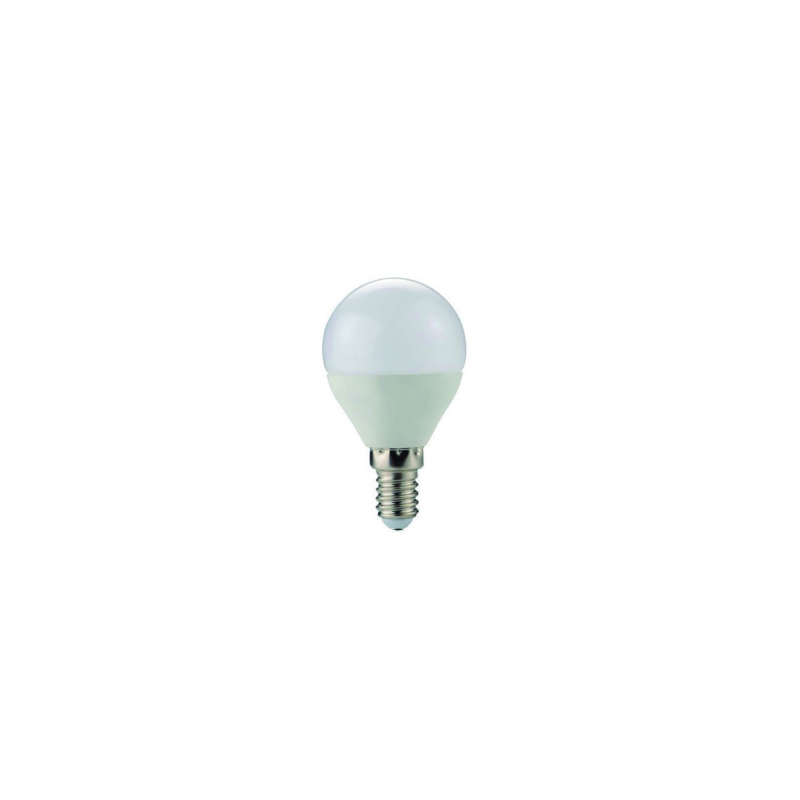 BOMBILLA LED ESFÉRICA E14 6W 600lm 6000K