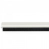BURLETE ADHES CEPILLO 1MX45MM TRANS.