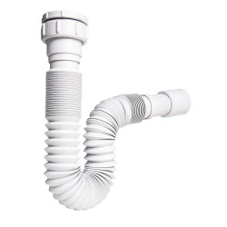 SIFÓN EXTENSIBLE CROMO  1"...