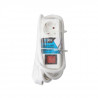 Onlex base blanca TT . 2 tomas cables/Int 3M