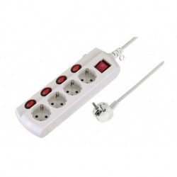Base 4 tomas interruptor...