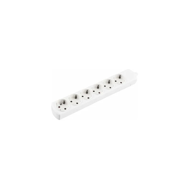 ONLEX base blanca 6 tomas sin cable