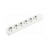 ONLEX base blanca 6 tomas sin cable