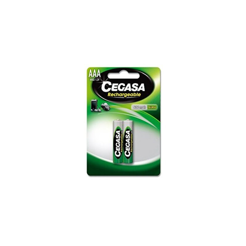 Pilas Recargables Cegasa Hr03 800 Mah (2 Uds)