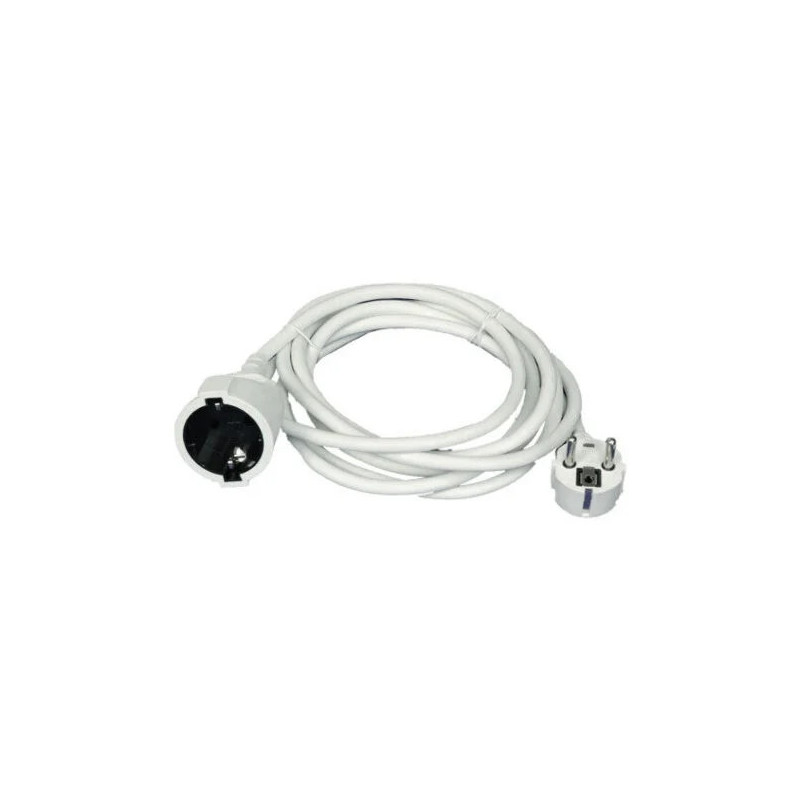 ONLEX alargo manguera blanco . 10/16A  3x1,5mm. 10mts.