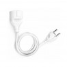 ONLEX alargo manguera blanco  10/16A 3x1,5mm. 7mts.