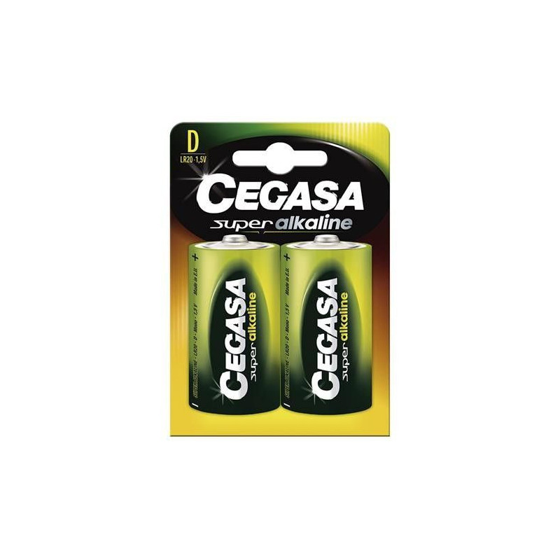 Pilas Alcalinas Cegasa Lr20 Bl 2 Un