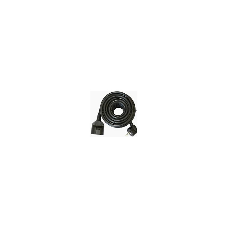 ONLEX alargo manguera negro 10/16A 3x1,5mm. 10mts.