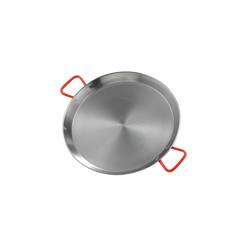 La ideal paella de acero pulido