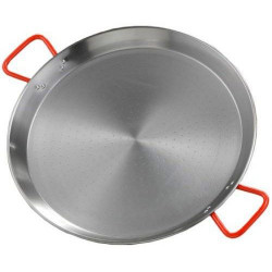 La ideal paella de acero...